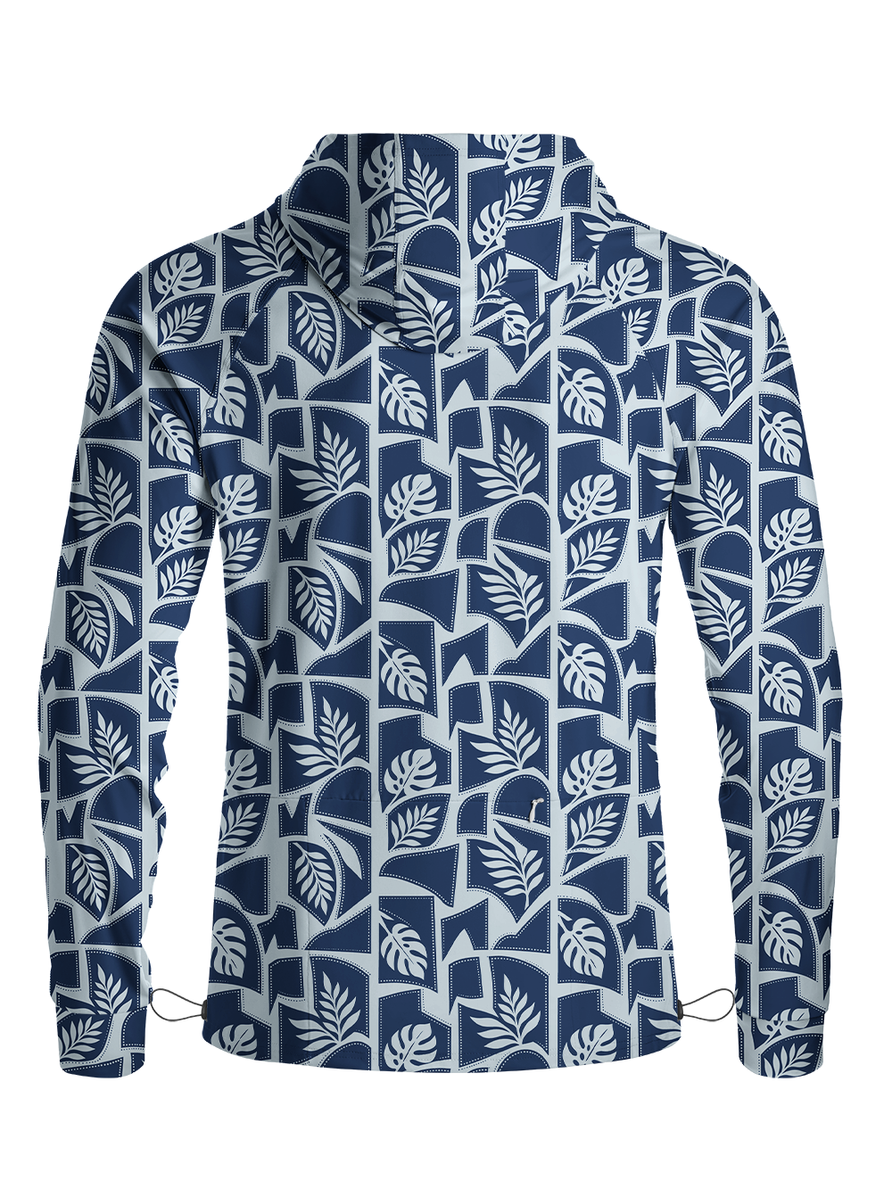 Orionride Botanical Deco Long Sleeve Cycling Hoodie Shirt
