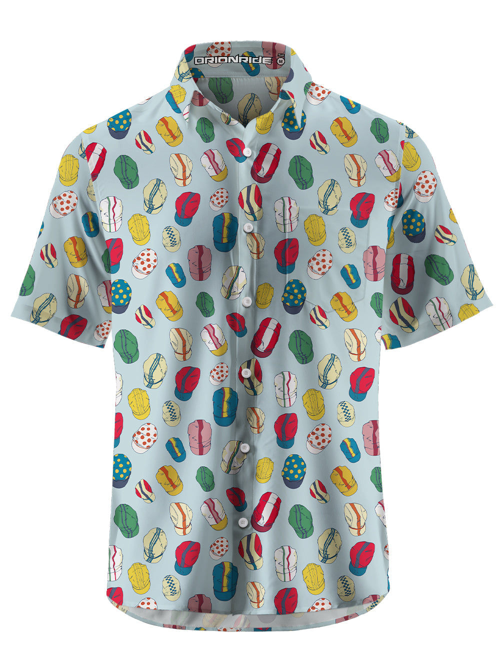 Orionride Champions Tour Zipper Pockets Ultra Lightweight Short Sleeves Gravel Shirt