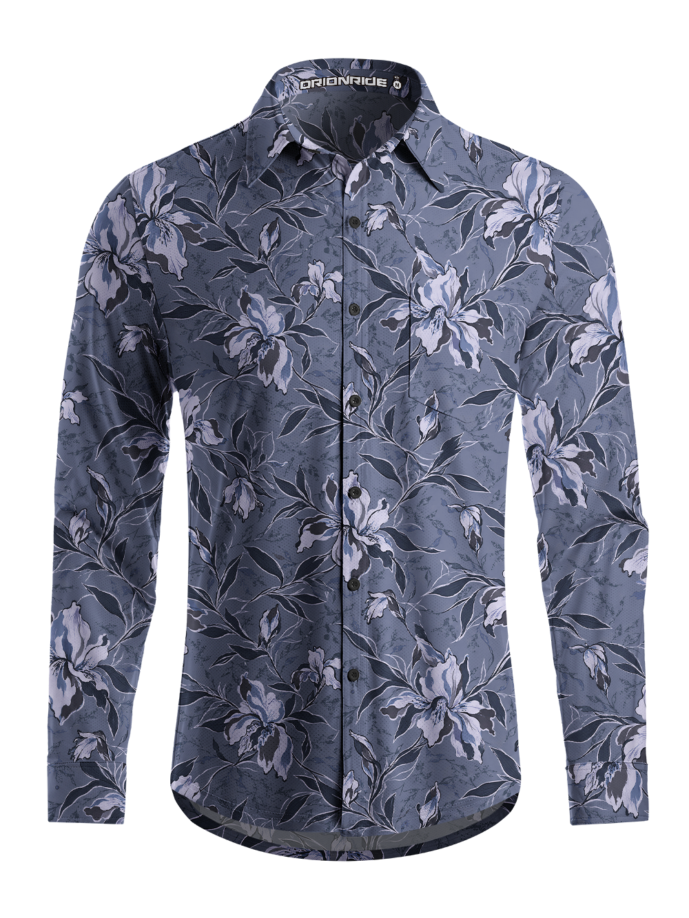 Orionride Gentle Lily Men's Stretchy Breathable Long Sleeve Gravel Shirt