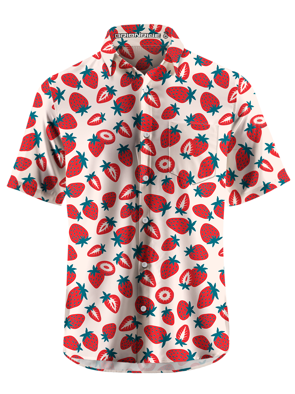 Orionride Berry Kinetic Zipper Pockets Ultra Lightweight Short Sleeves Gravel Shirt