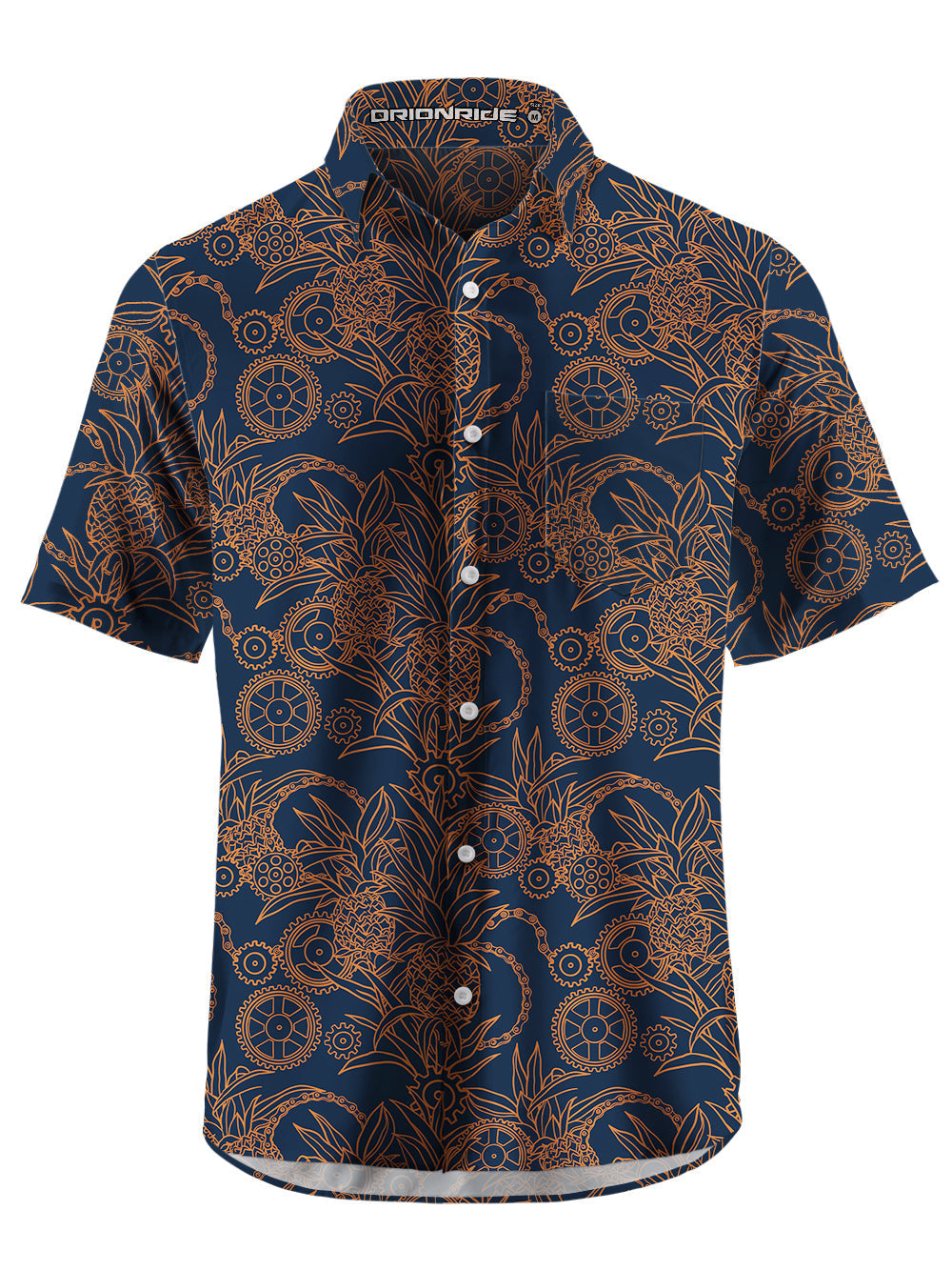 Orionride Short Sleeves Pineapple Isle Ultra Lightweight Hawaiian shirt