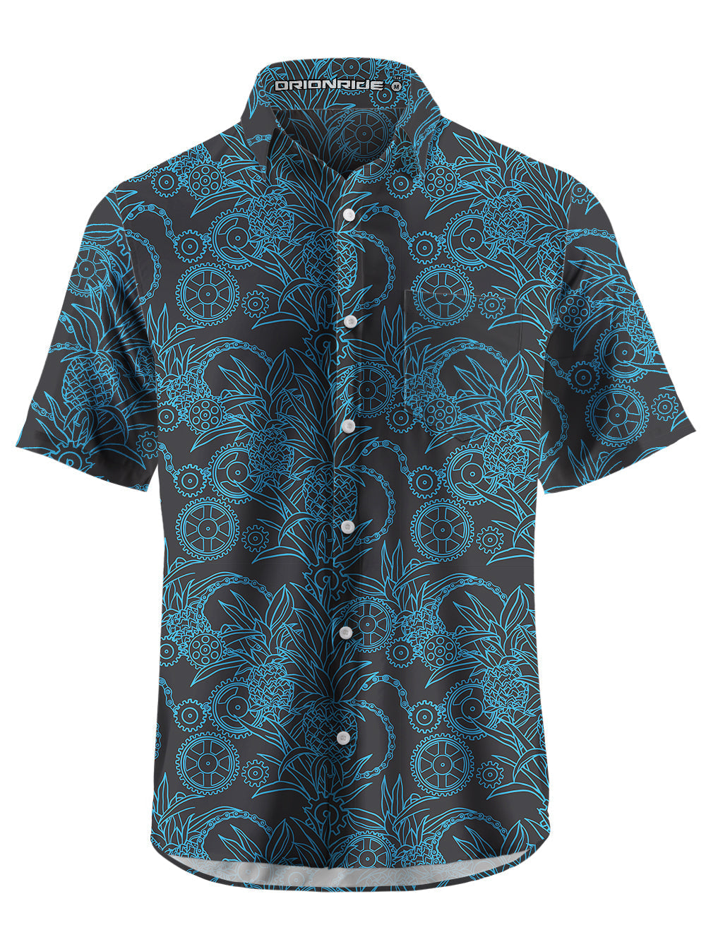 Orionride Short Sleeves Pineapple Isle Ultra Lightweight Hawaiian shirt