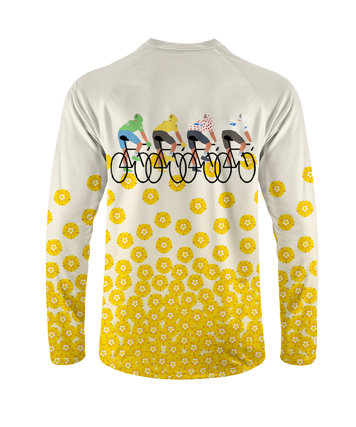 Orionride Pedal To The Bloom Long Sleeve Downhill Jersey