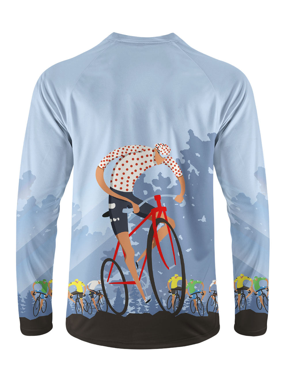 Orionride Passionate Team Long Sleeve Downhill Jersey