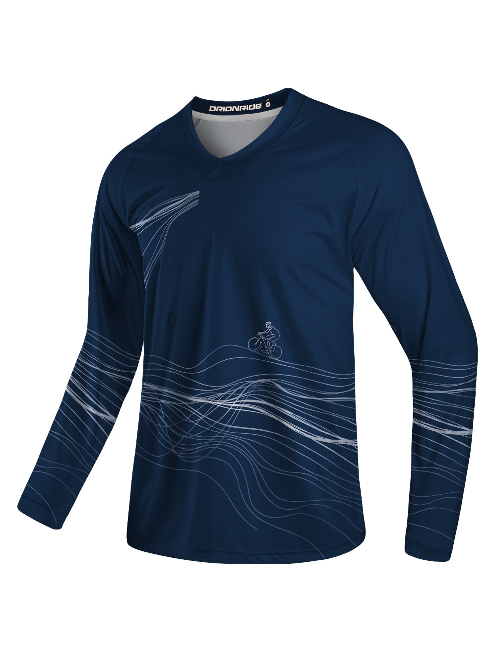 Orionride Spatial Lines Long Sleeve Downhill Jersey