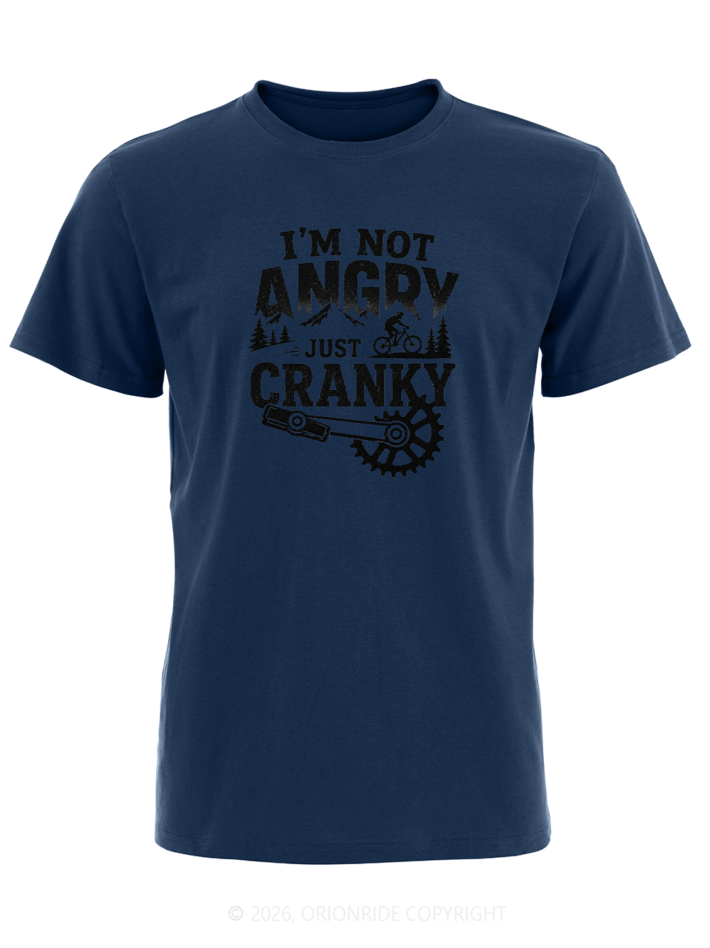 Orionride I'm Not Angry Short Sleeves Bike T-Shirt