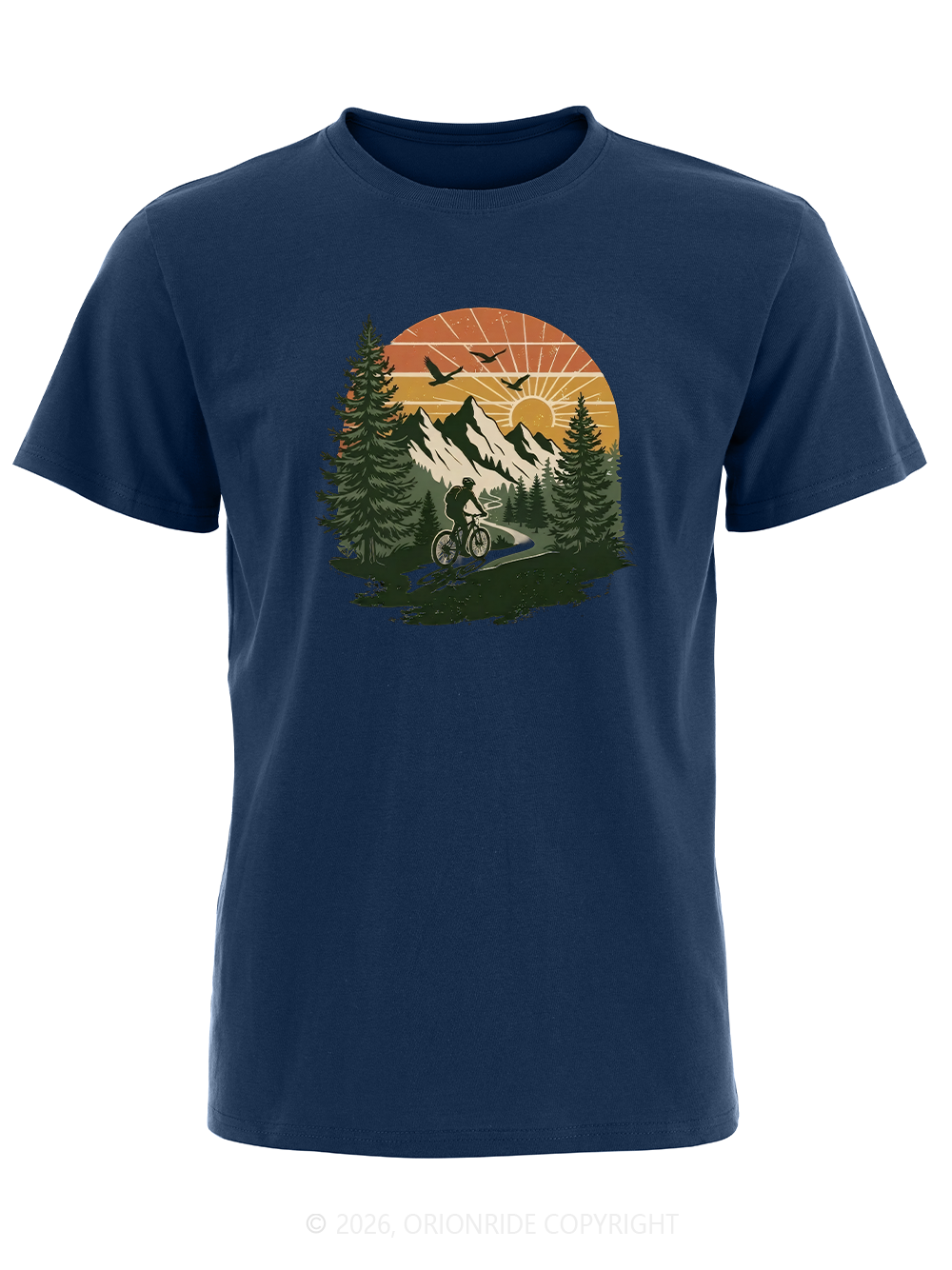 Orionride Wilderness Scenery Short Sleeves Bike T-Shirt