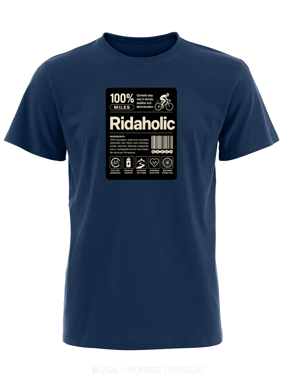 Orionride Bike Label Short Sleeves Bike T-Shirt