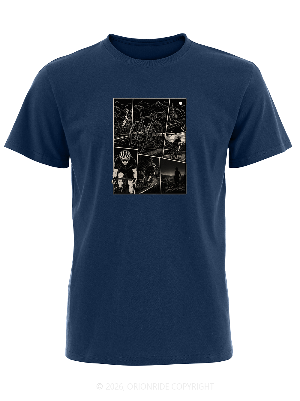 Orionride Comic Books Short Sleeves Bike T-Shirt