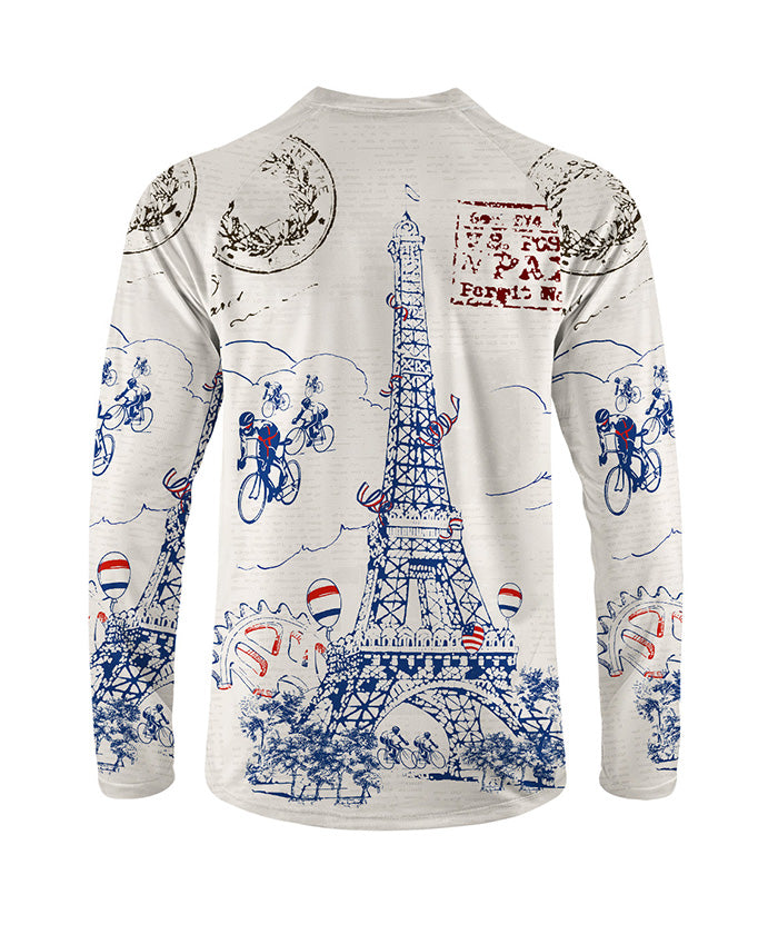 Orionride Arrival In Paris Long Sleeve Downhill Jersey