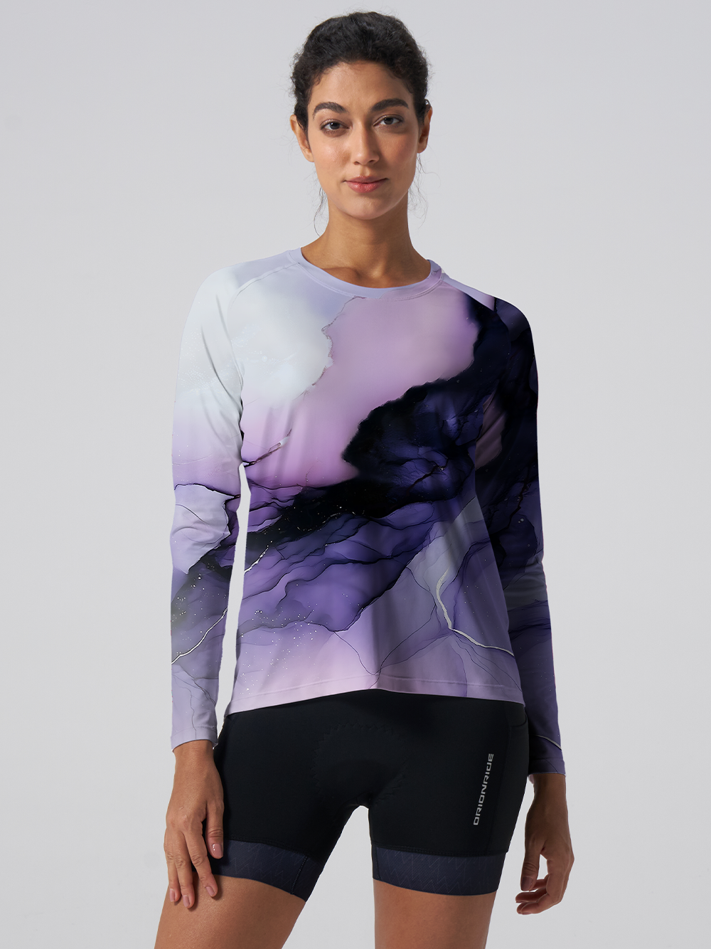 Orionride Purple Ink Women's Quick Dry Downhill Jersey