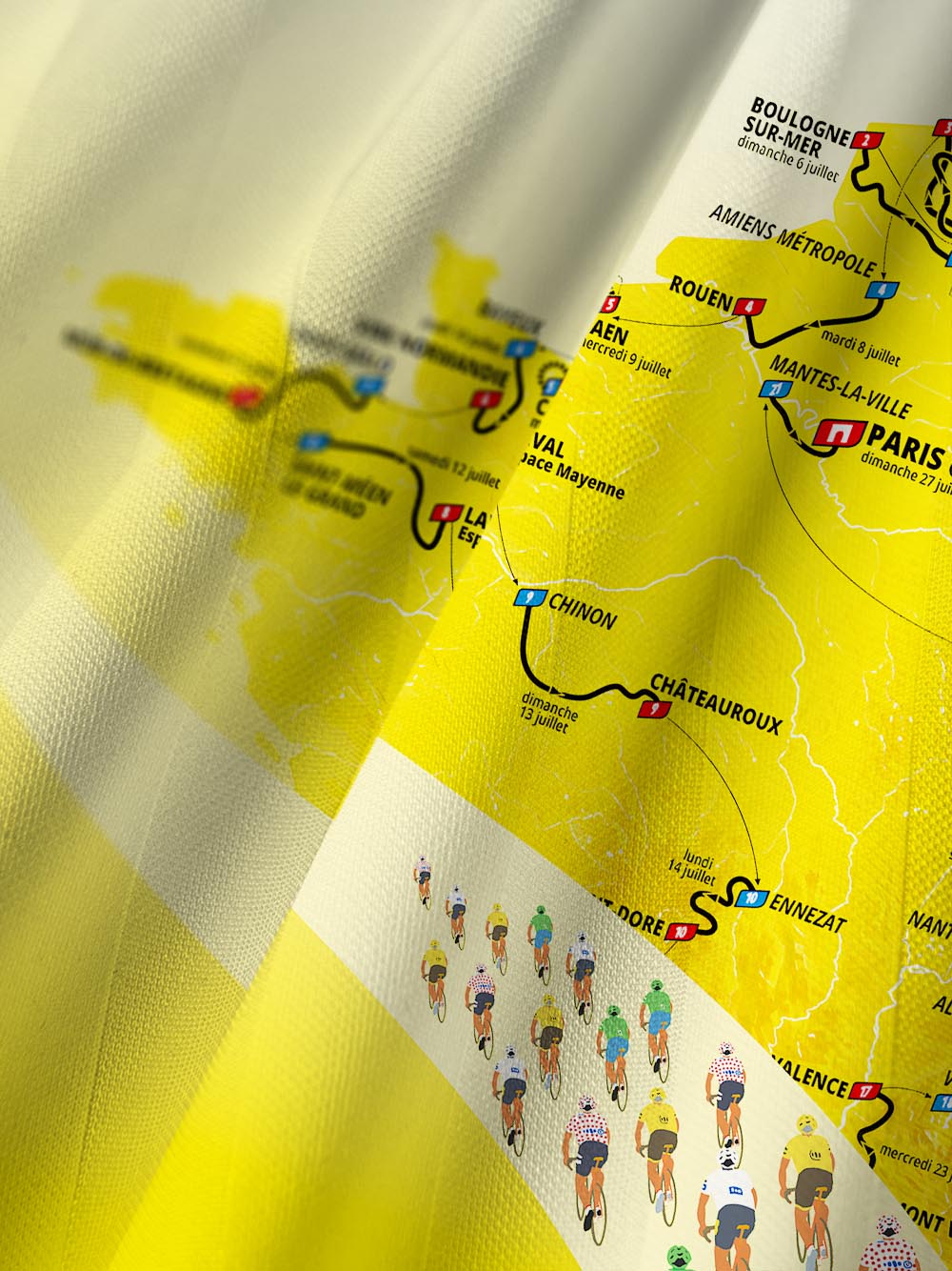 Orionride Race Route Collar Mesh Jersey