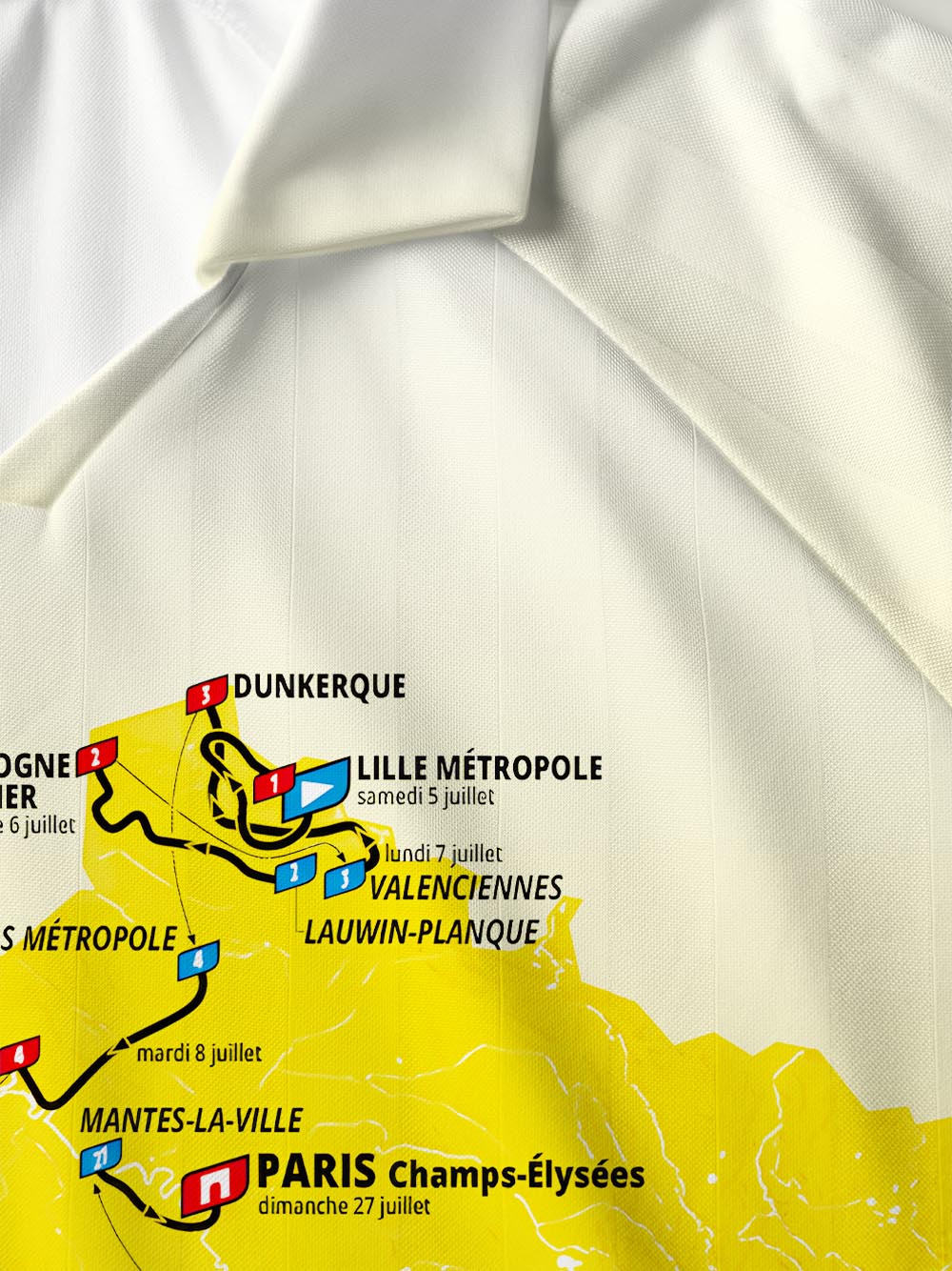 Orionride Race Route Collar Mesh Jersey
