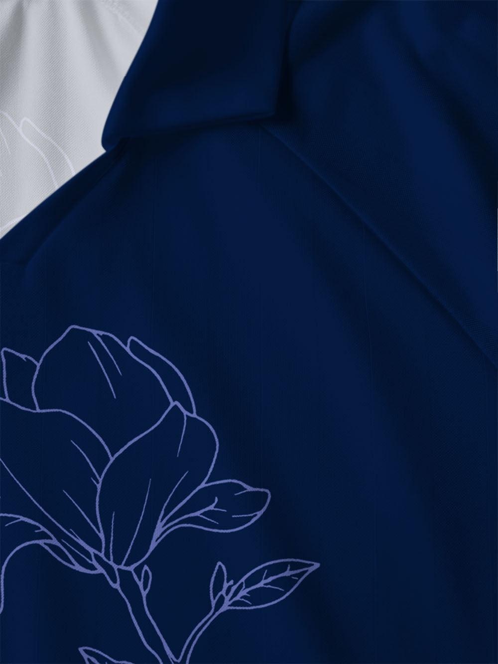 Orionride Gear Hibiscus Flower Collar Mesh Jersey