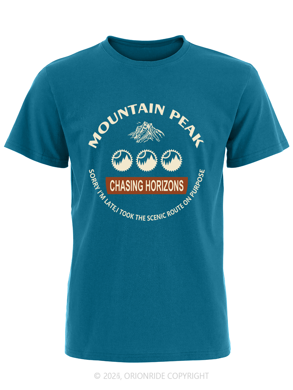 Orionride Mountain Peak Short Sleeves Bike T-Shirt