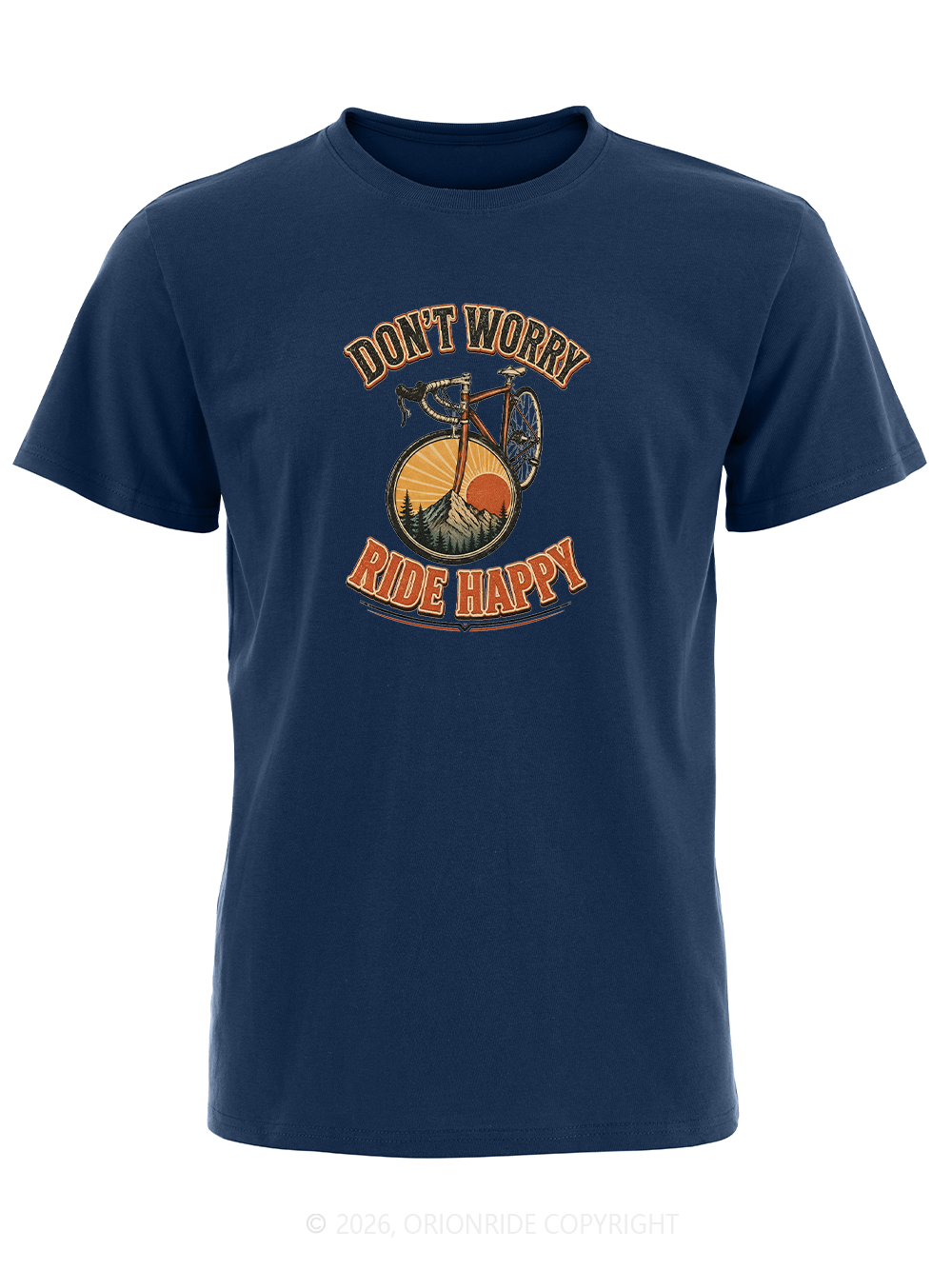 Orionride Ride Happy Short Sleeves Bike T-Shirt