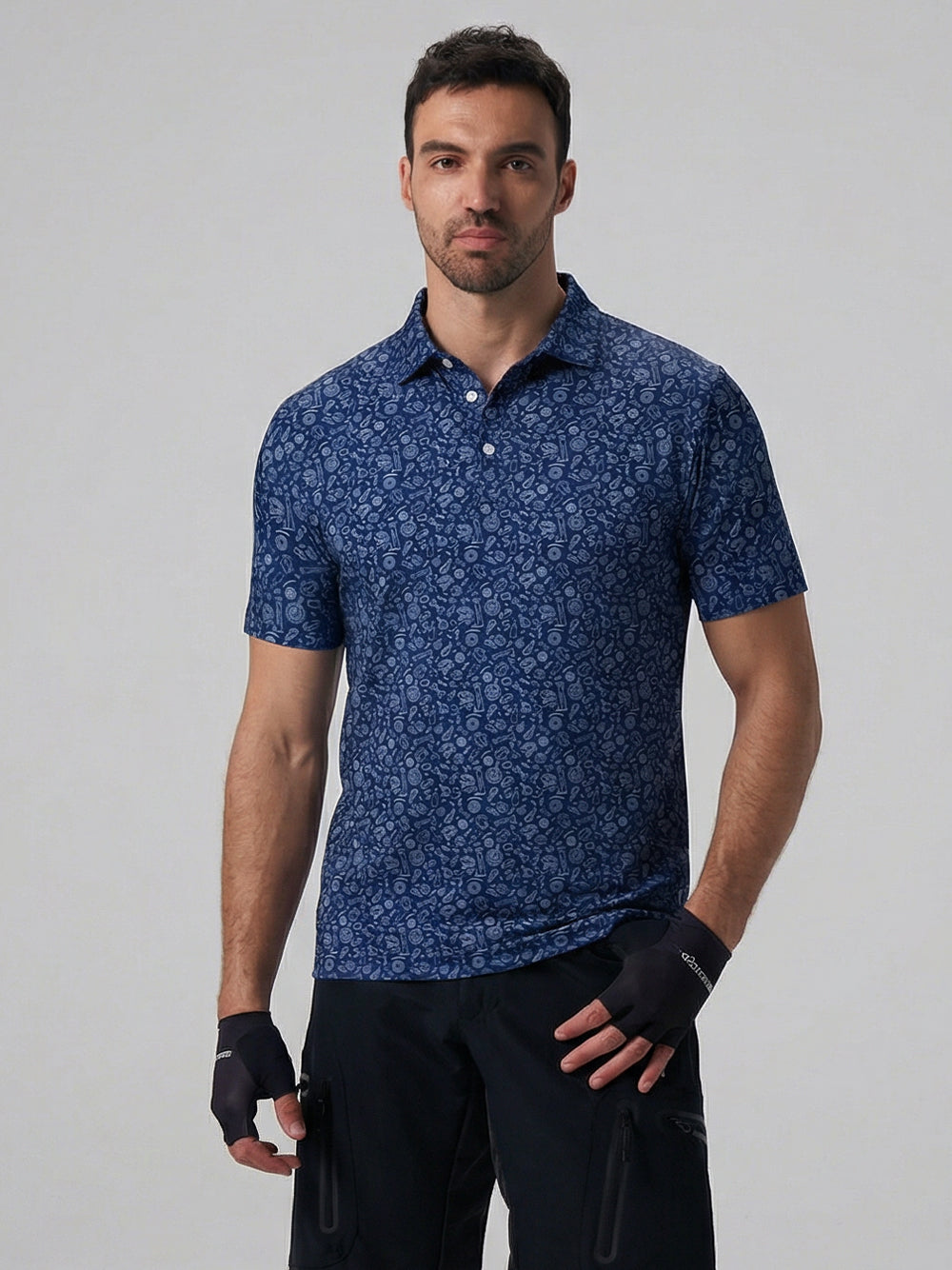 Orionride Cycling Parts Men's Polo Shirt