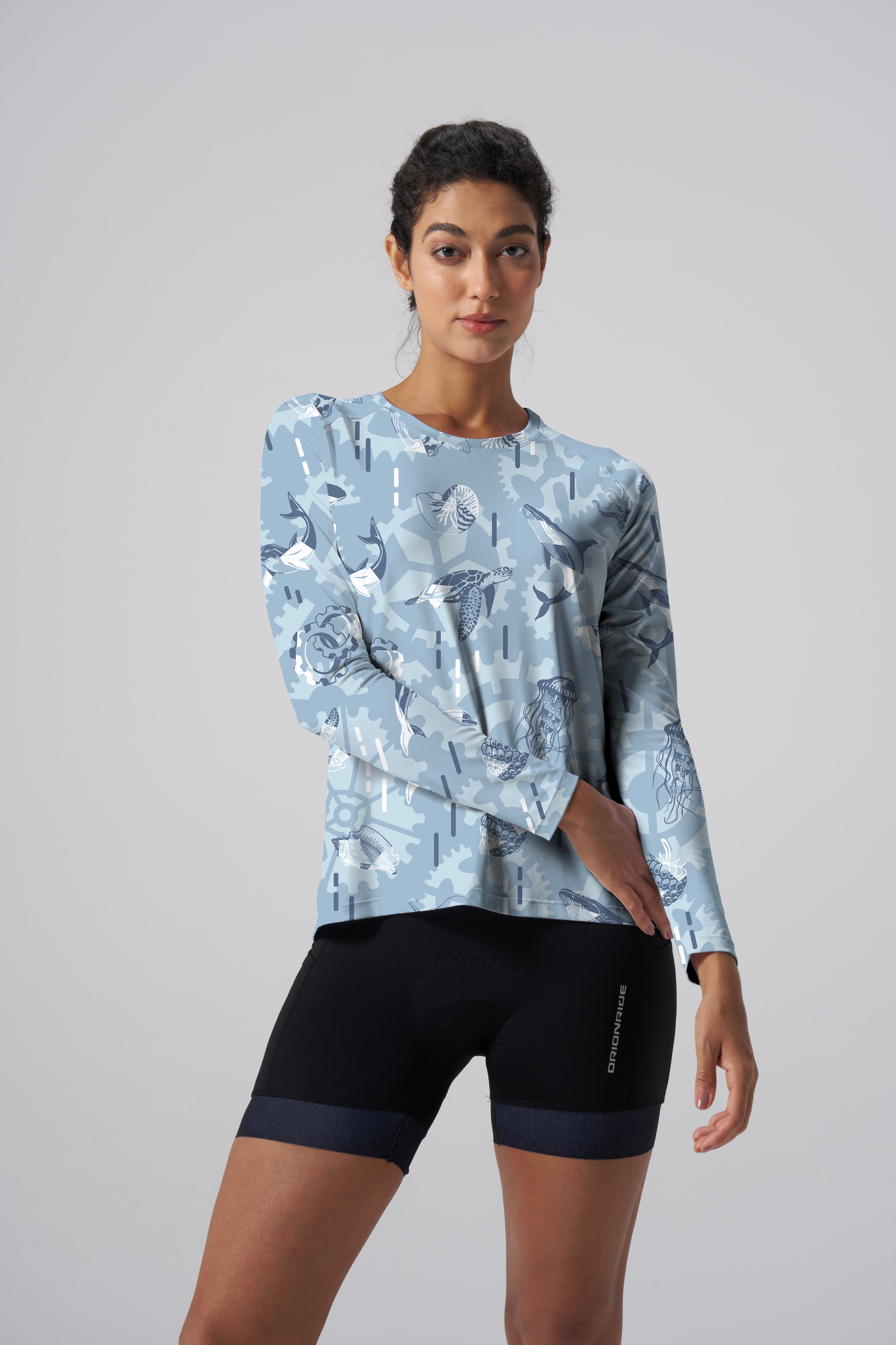 Orionride Lively Underwater World Women's Quick Dry Downhill Jersey