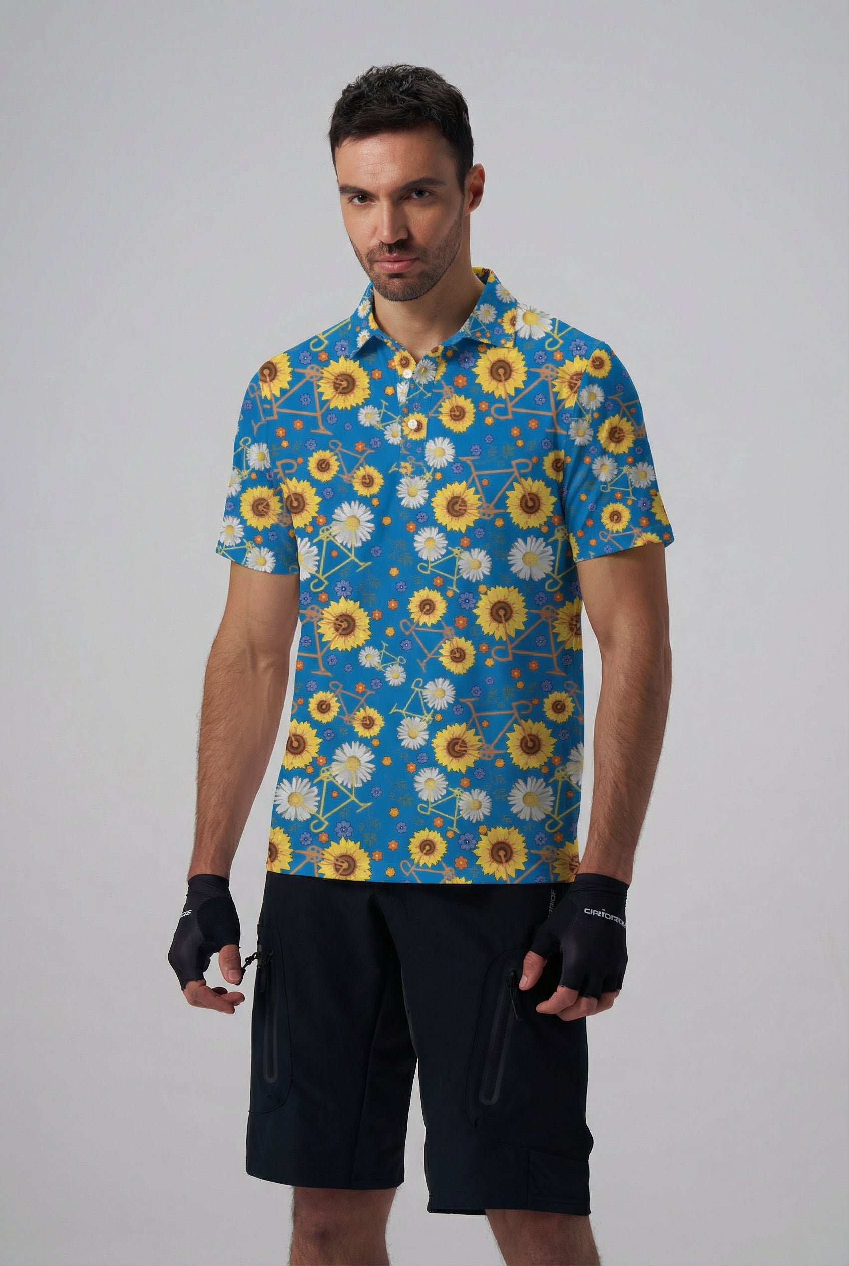 Orionride Daisy Bike Men's Polo Shirt