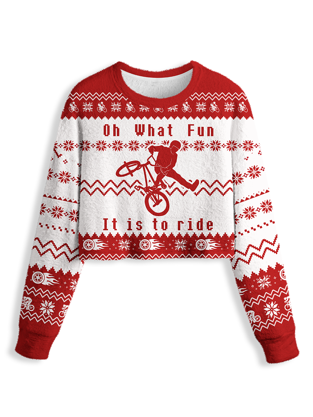Orionride A Fun Day Women's Crop Sweaters