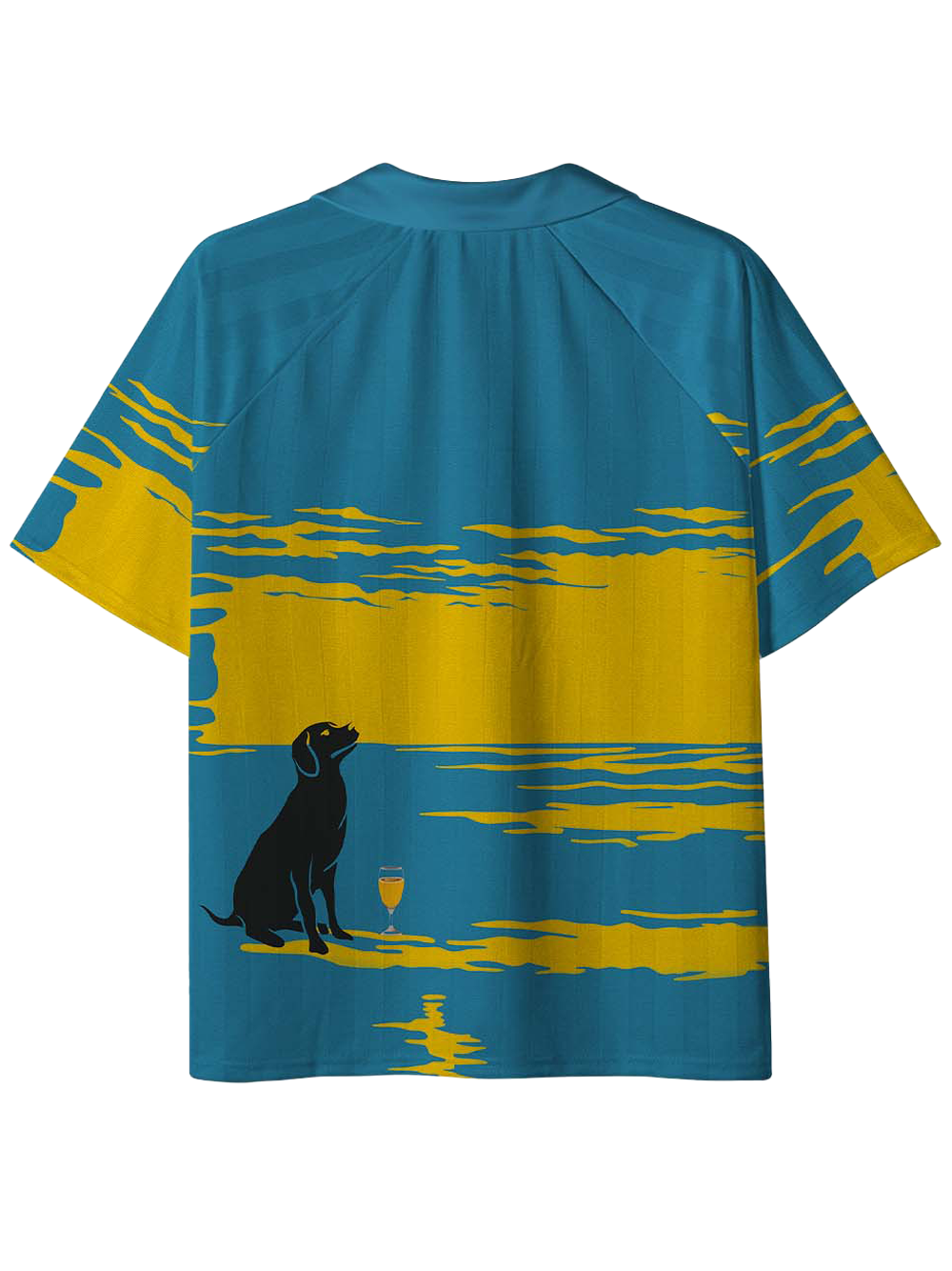 Orionride Labrador On The Beach Collar Mesh Jersey