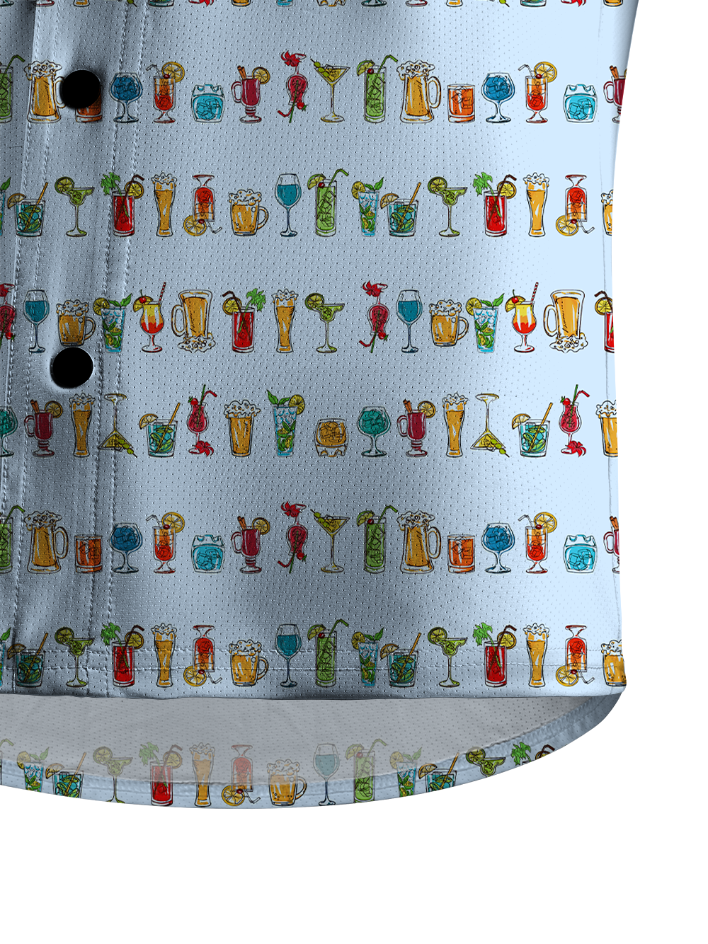 Orionride Cocktail Party Men's Stretchy Breathable Long Sleeve Gravel Shirt