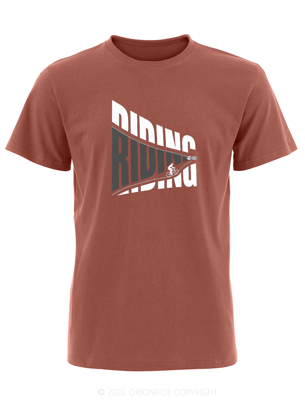 Orionride The World Inside The Zipper Short Sleeves Bike T-Shirt