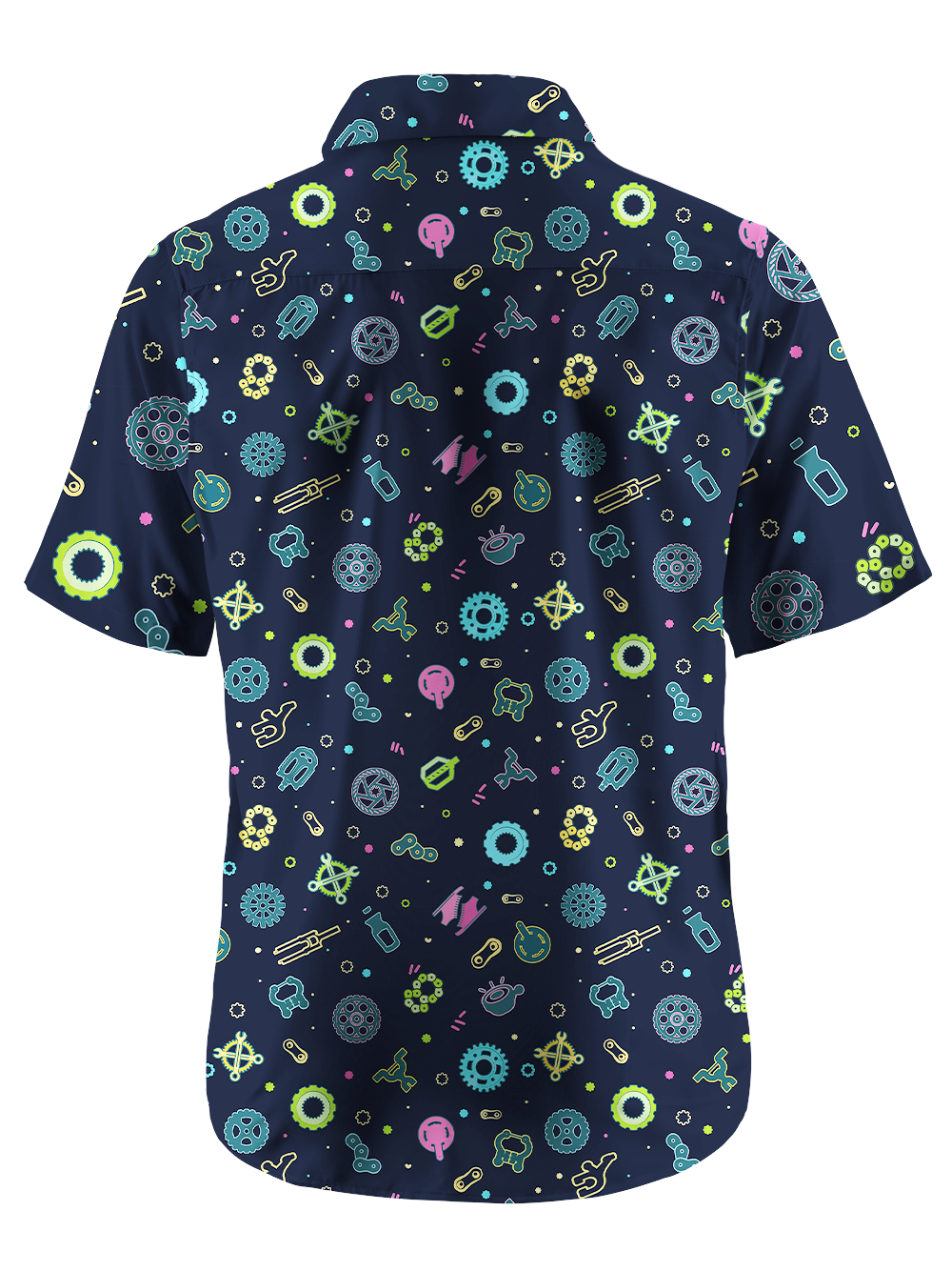 Orionride Light-Up Parts Zipper Pockets Ultra Lightweight Short Sleeves Gravel Shirt