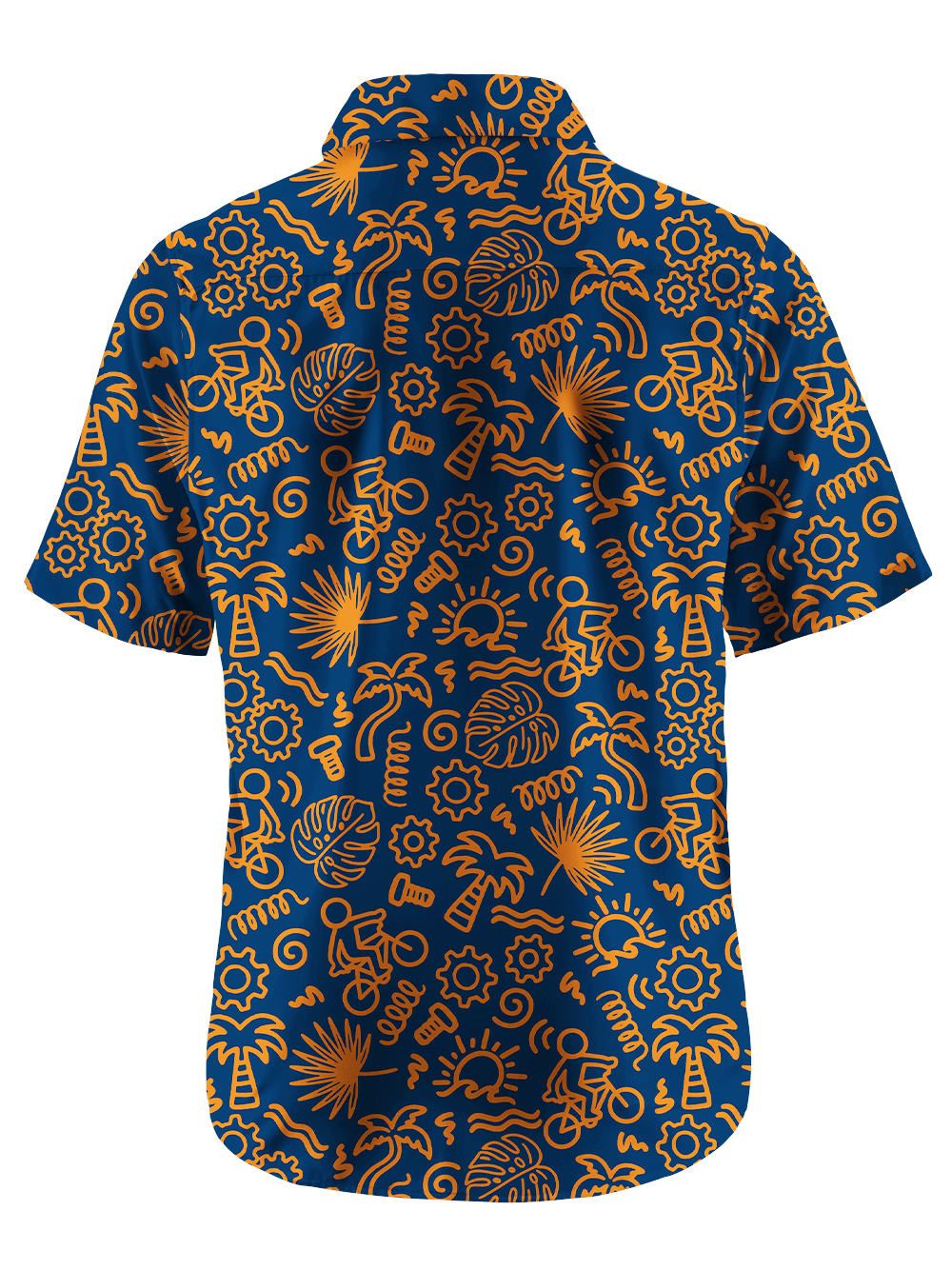 Orionride Go On Vacation Zipper Pockets Ultra Lightweight Short Sleeves Gravel Shirt
