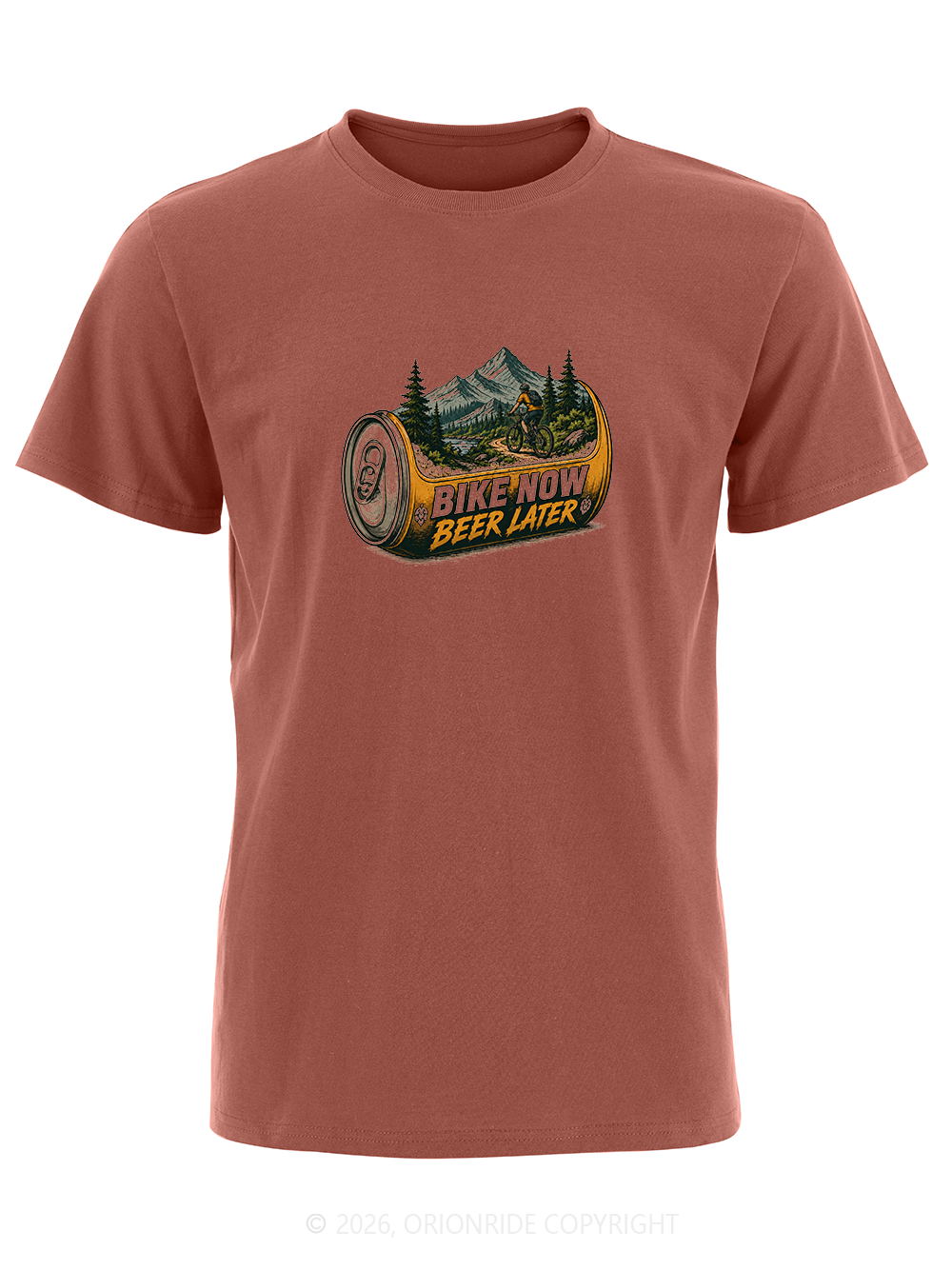 Orionride Beer Cans Short Sleeves Bike T-Shirt