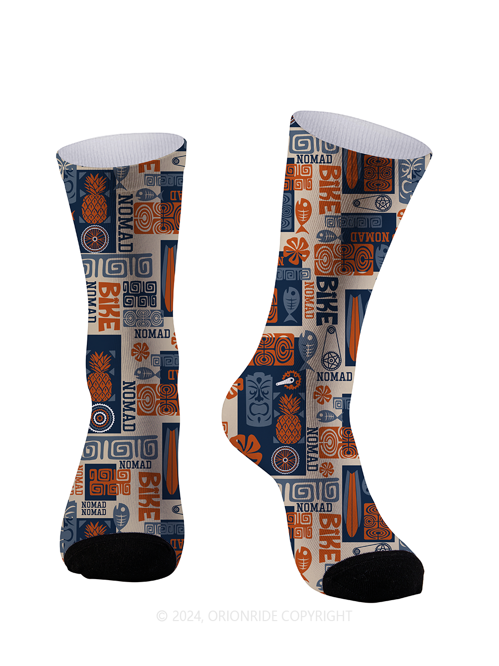 Orionride Retro Ethnic Style Cycling Socks