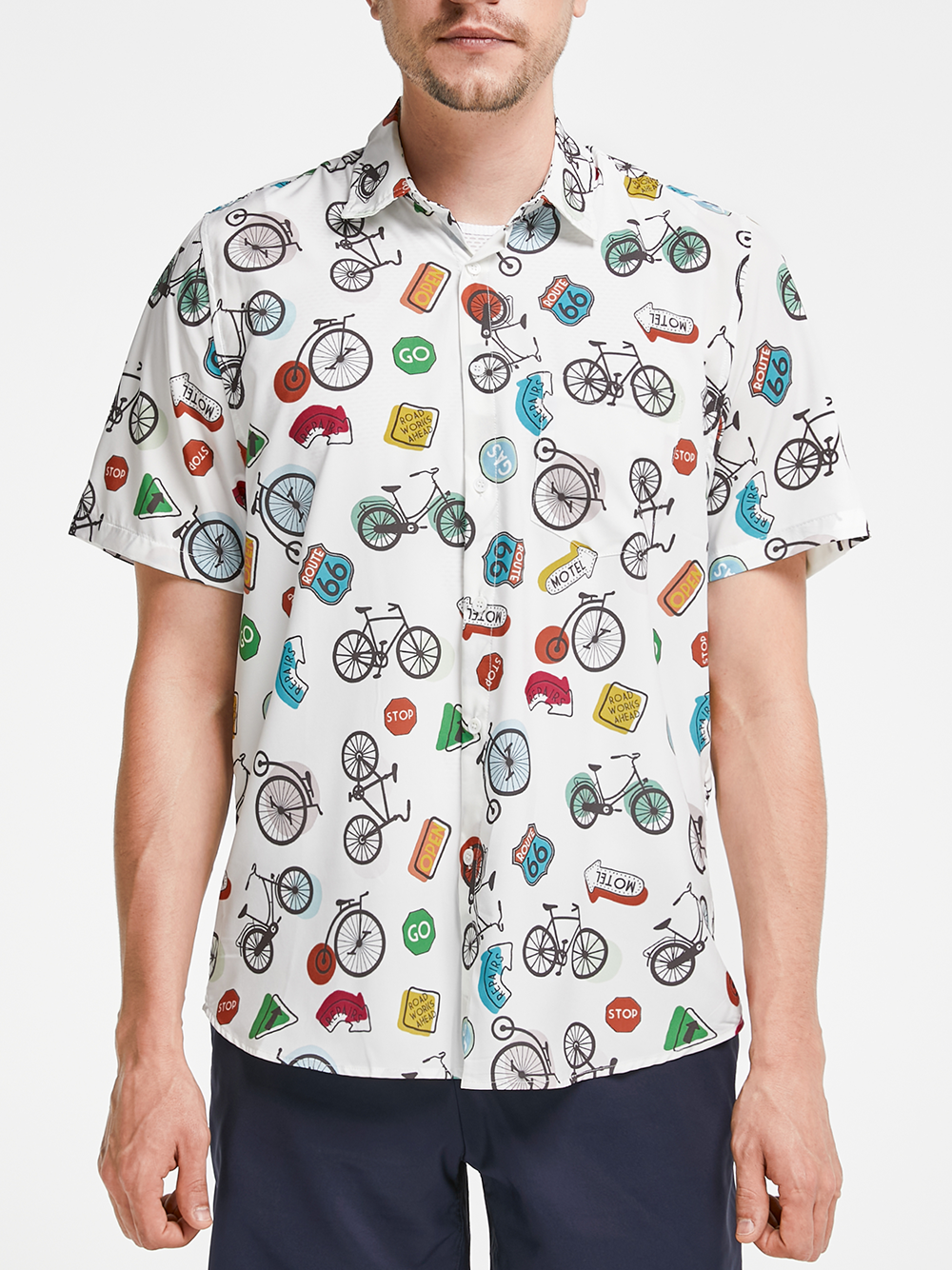 Orionride Go Ride A Bike Zipper Pockets Ultra Lightweight Short Sleeves Gravel Shirt