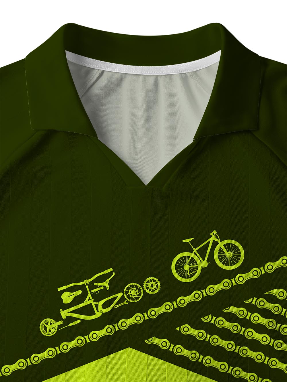 Orionride Letter Stitching Bicycle Collar Mesh Jersey
