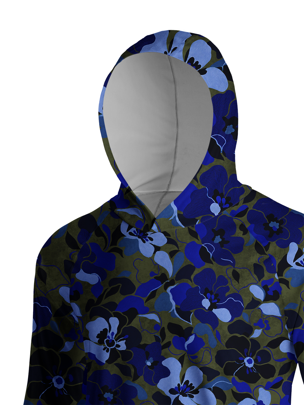 Orionride Twilight Garden Long Sleeve Cycling Hoodie Shirt