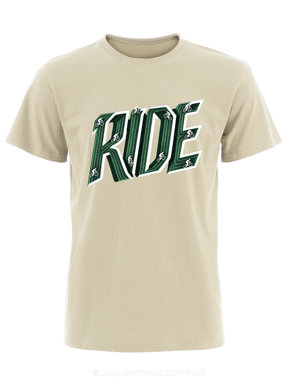 Orionride Typography Cycling Short Sleeves Bike T-Shirt