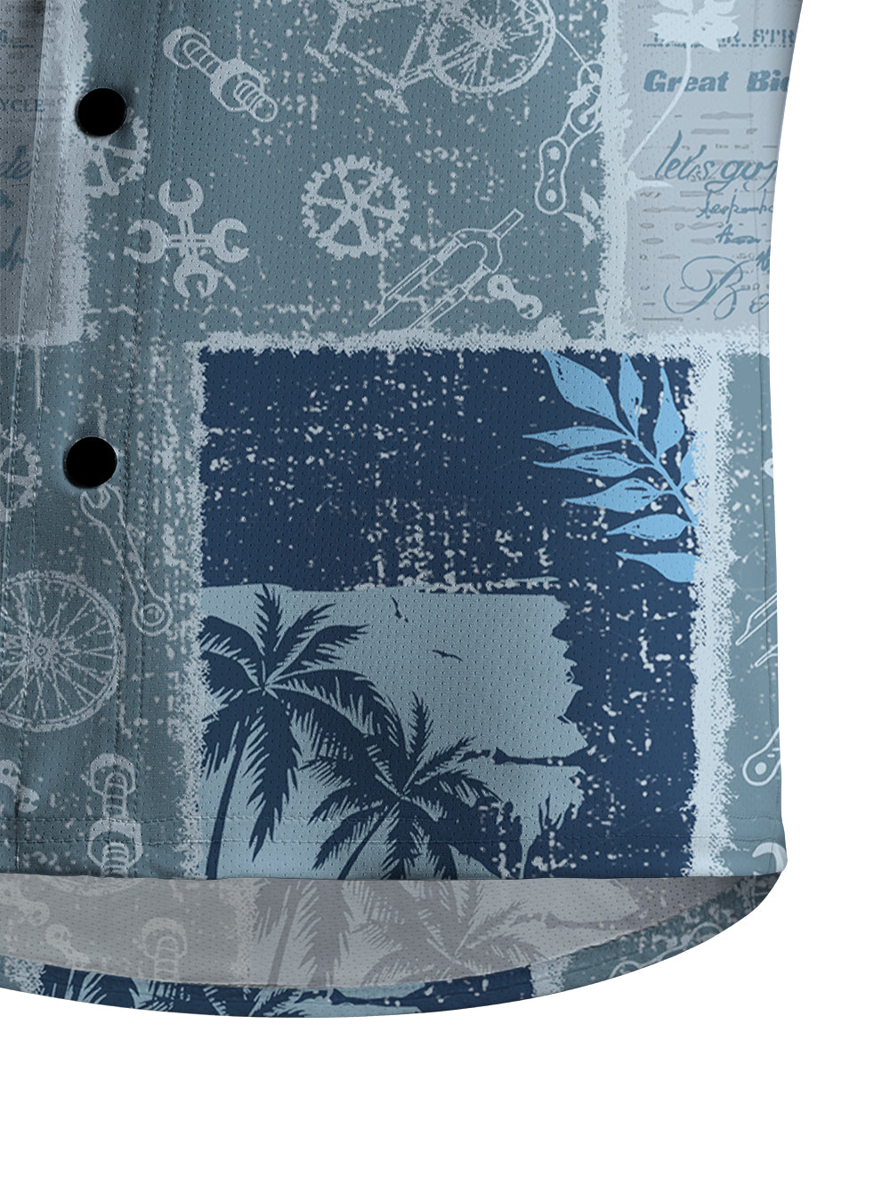 Orionride Cycling Newspaper Men's Stretchy Breathable Long Sleeve Gravel Shirt