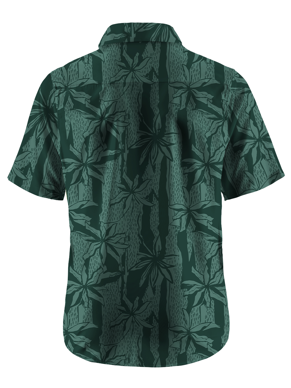 Orionride Chained Flowers Zipper Pockets Ultra Lightweight Short Sleeves Gravel Shirt