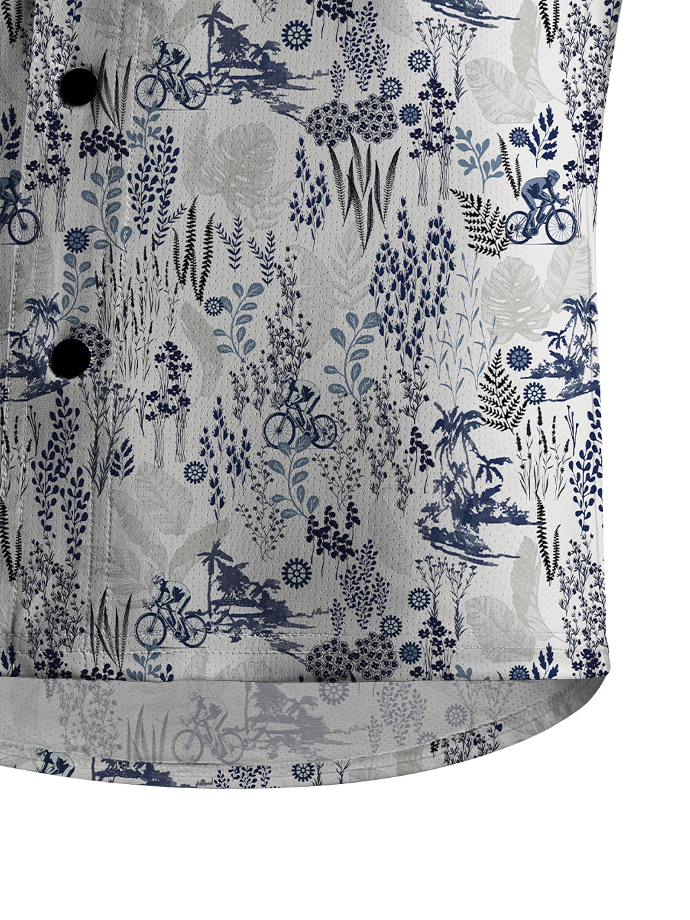 Orionride Dense Forest Men's Stretchy Breathable Long Sleeve Gravel Shirt