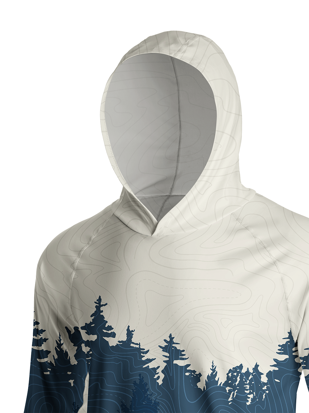 Orionride Night Woods Long Sleeve Cycling Hoodie Shirt