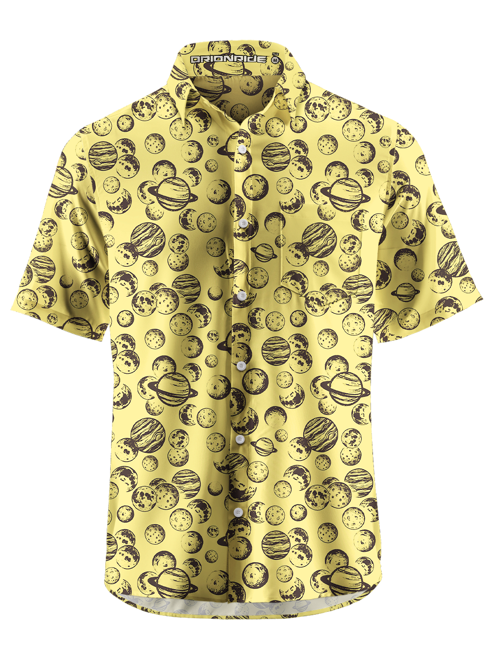 Orionride Planet Gathering Zipper Pockets Ultra Lightweight Short Sleeves Gravel Shirt