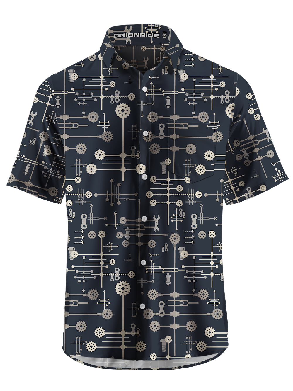 Orionride Gear Three-Dimensional Space Zipper Pockets Ultra Lightweight Short Sleeves Gravel Shirt