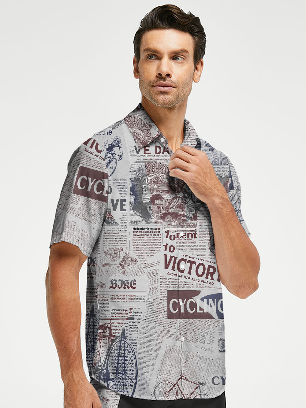 Orionride Ride To Victory Zipper Pockets Ultra Lightweight Short Sleeves Gravel Shirt