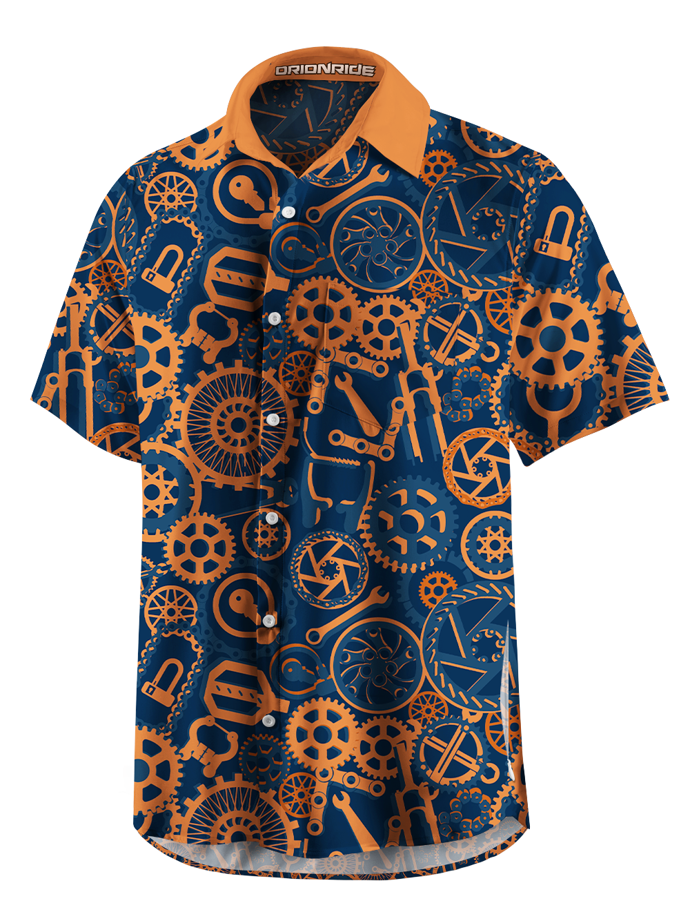 Orionride Cool Gear Zipper Pockets Ultra Lightweight Short Sleeves Gravel Shirt