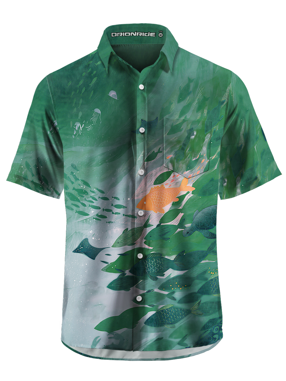 Orionride Solo Swim Zipper Pockets Ultra Lightweight Short Sleeves Gravel Shirt