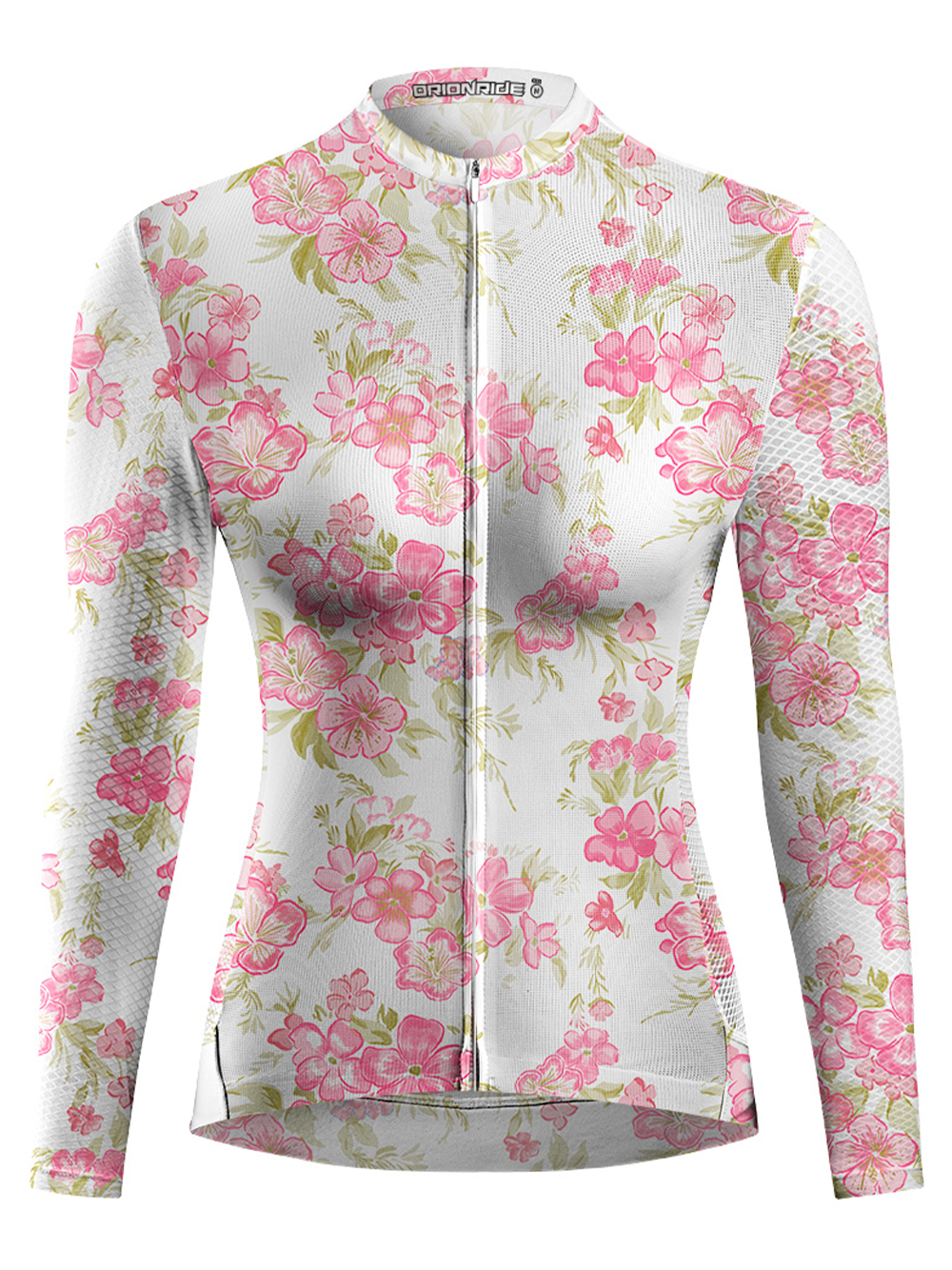 Orionride Fragrant Peach Blossoms Women's Long Sleeve Cycling Jersey