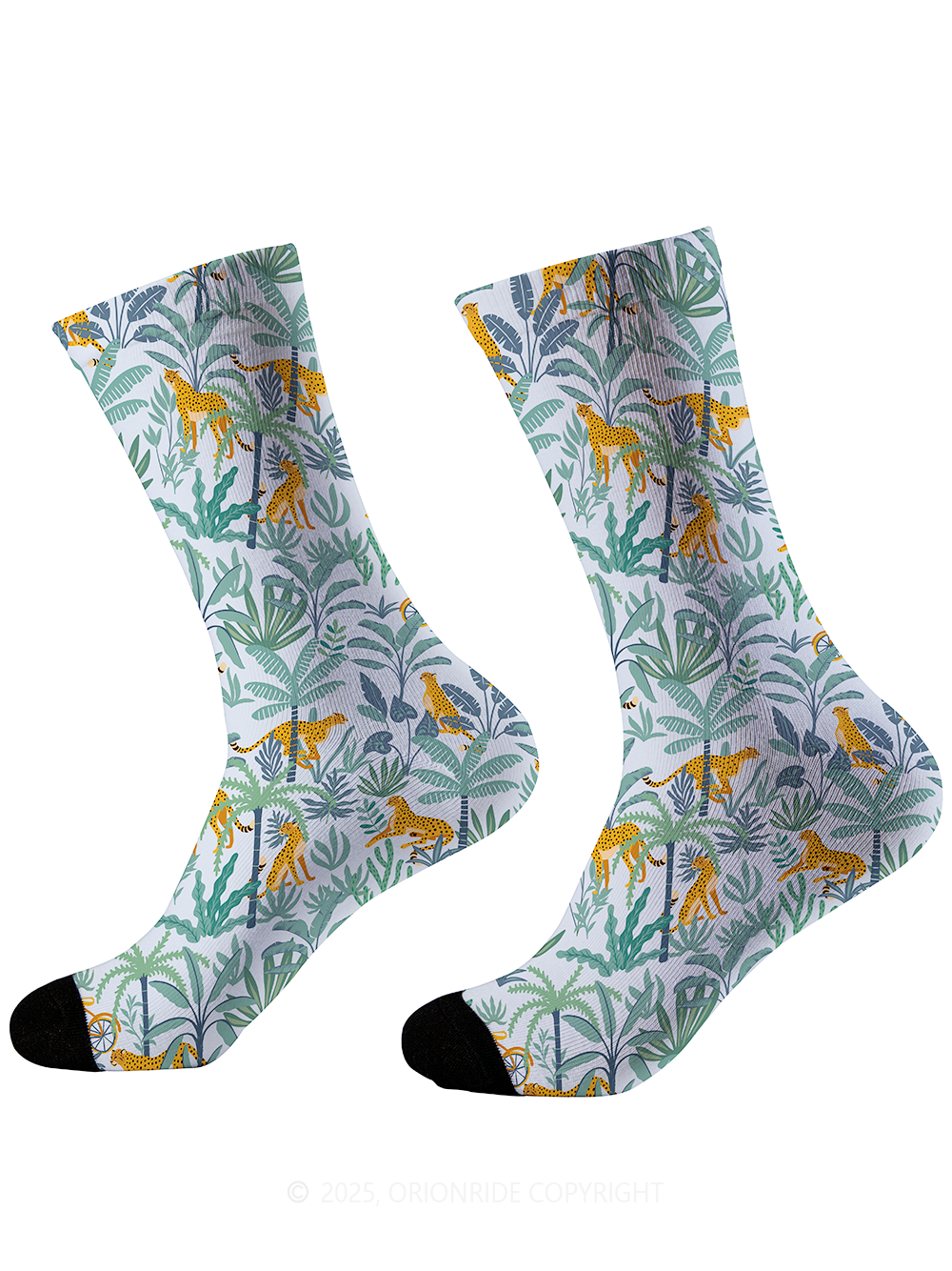 Orionride Jungle Leopard Cycling Socks