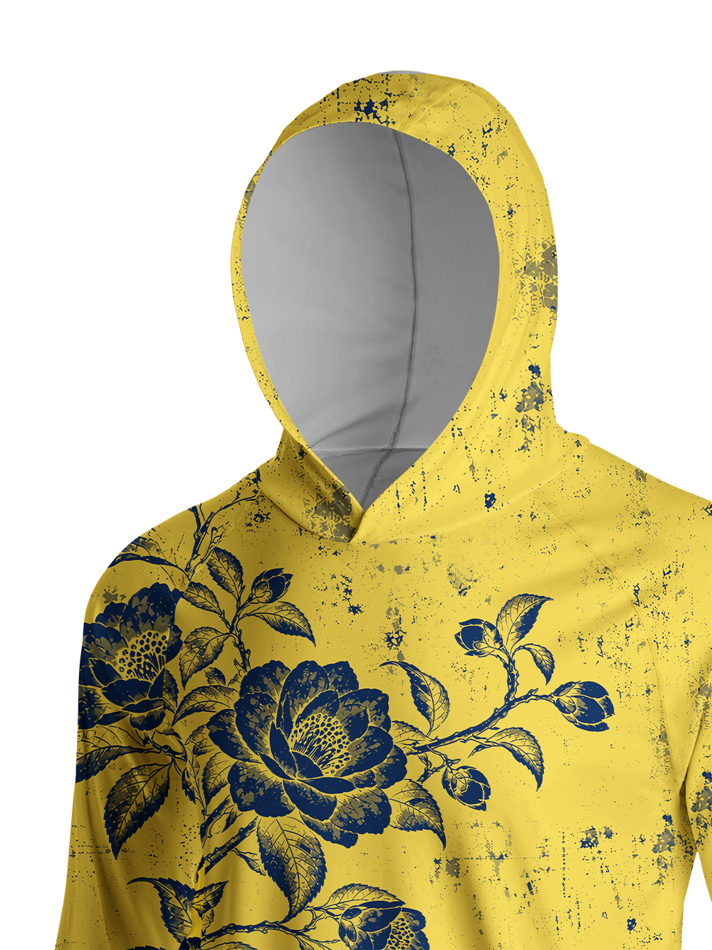 Orionride Timeless Bloom Long Sleeve Cycling Hoodie Shirt