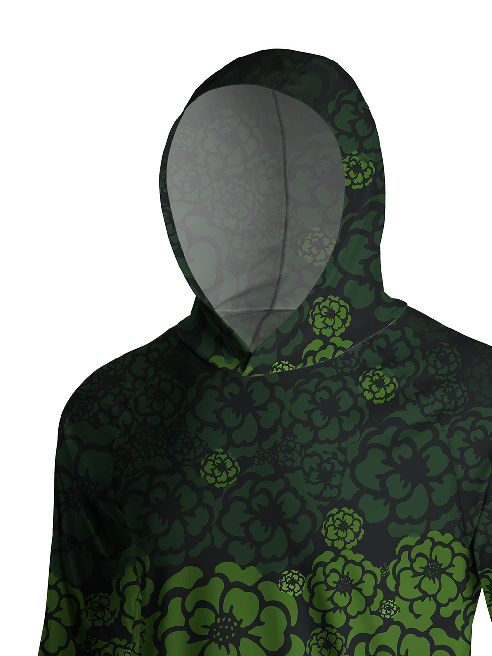 Orionride Green Life Long Sleeve Cycling Hoodie Shirt