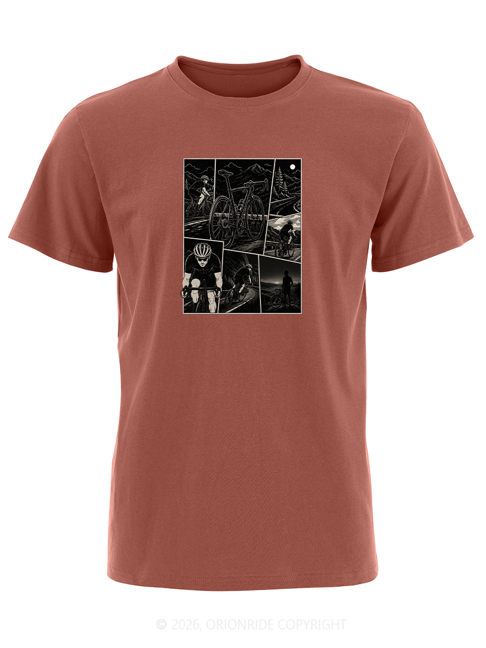 Orionride Comic Books Short Sleeves Bike T-Shirt