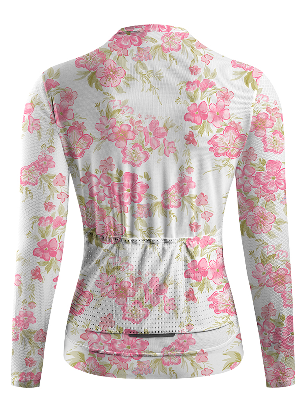Orionride Fragrant Peach Blossoms Women's Long Sleeve Cycling Jersey